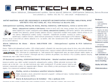 Tablet Screenshot of ametech.cz